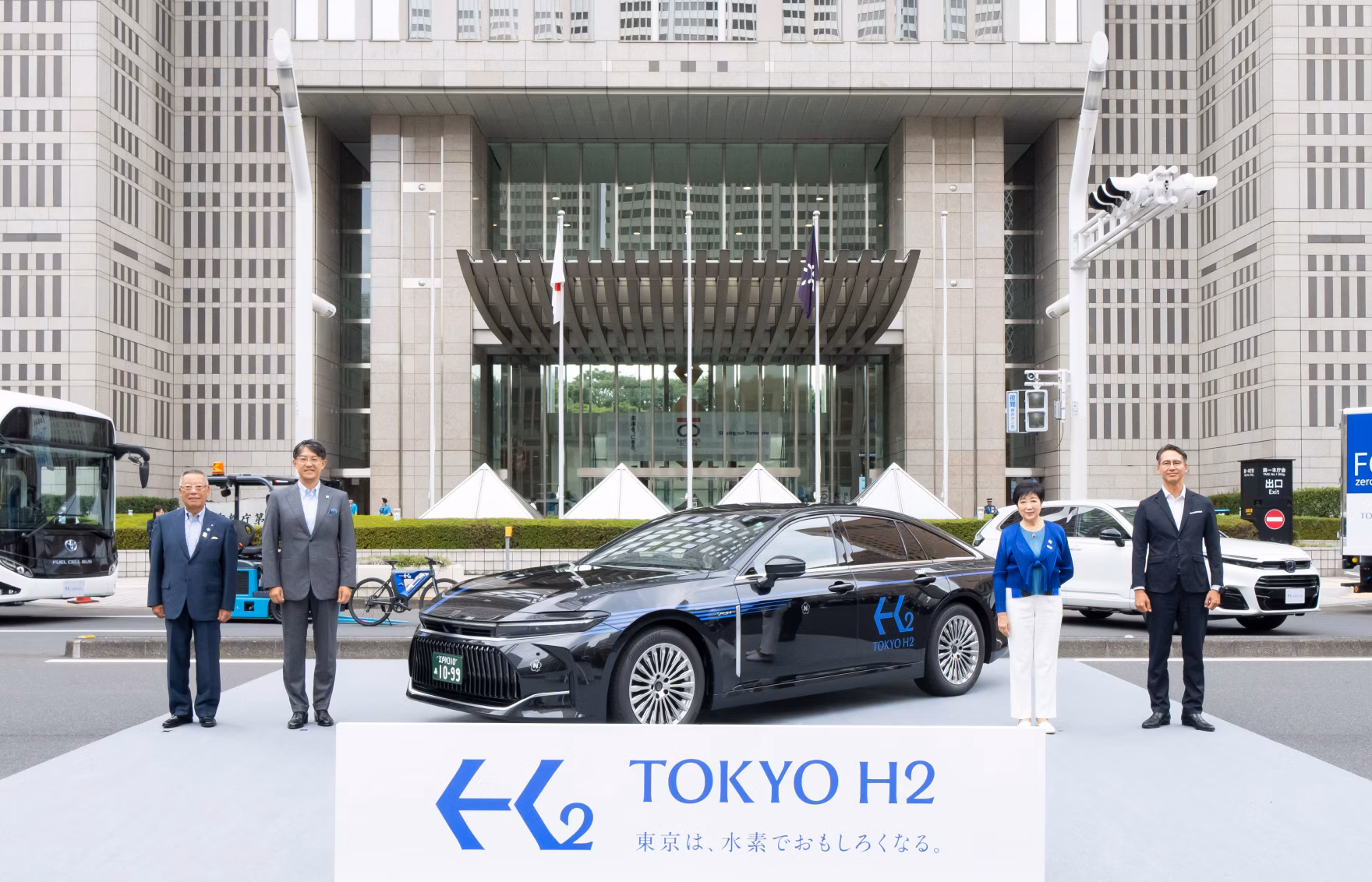 東京が水素で世界をリードする「TOKYO H2」プロジェクト始動 第一弾は水素タクシーの導入